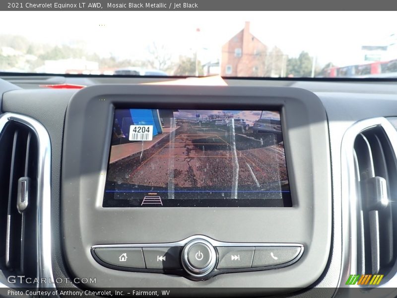 Mosaic Black Metallic / Jet Black 2021 Chevrolet Equinox LT AWD