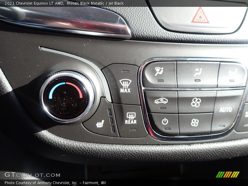 Mosaic Black Metallic / Jet Black 2021 Chevrolet Equinox LT AWD