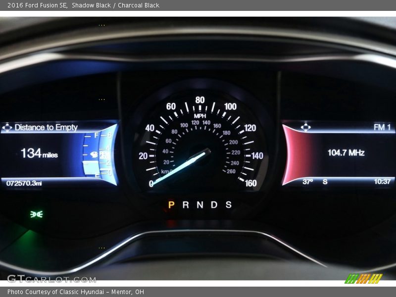 Shadow Black / Charcoal Black 2016 Ford Fusion SE