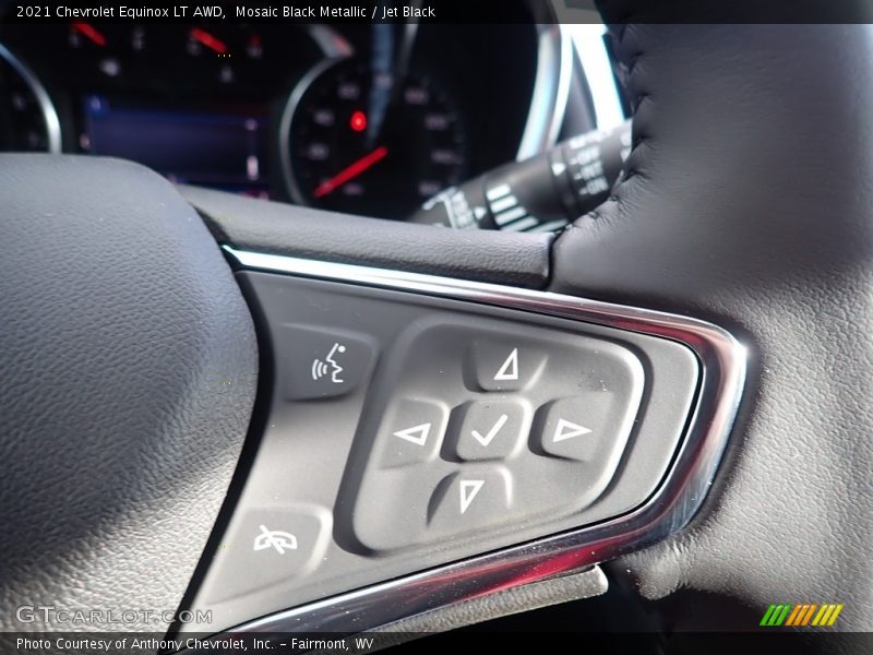 Mosaic Black Metallic / Jet Black 2021 Chevrolet Equinox LT AWD