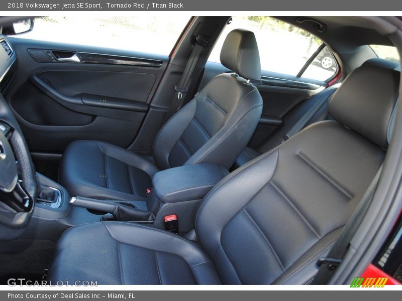 Front Seat of 2018 Jetta SE Sport