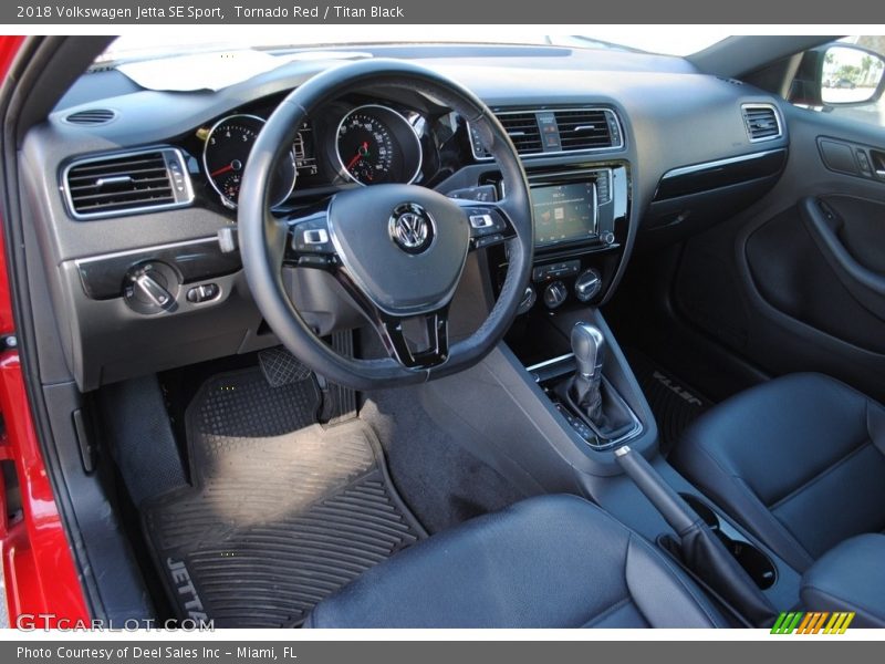  2018 Jetta SE Sport Titan Black Interior