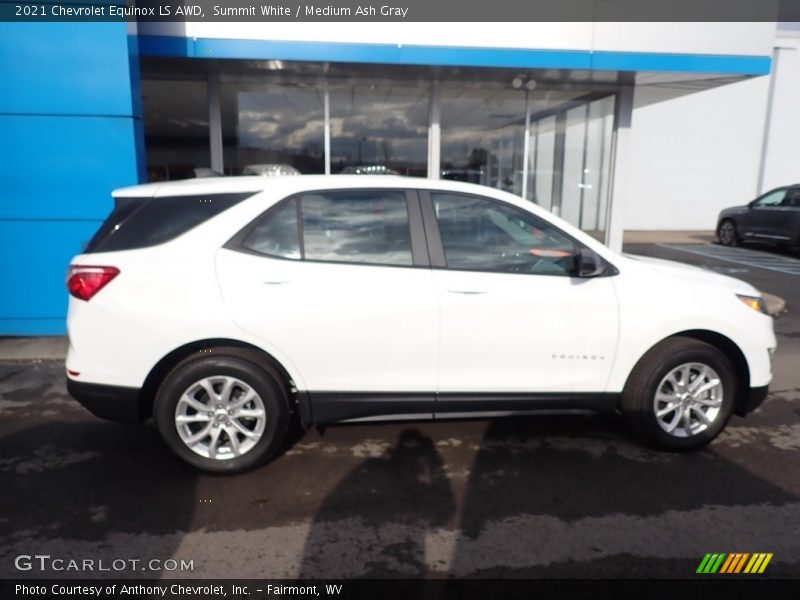 Summit White / Medium Ash Gray 2021 Chevrolet Equinox LS AWD