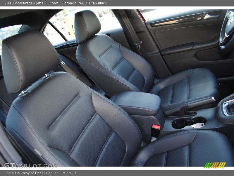 Front Seat of 2018 Jetta SE Sport