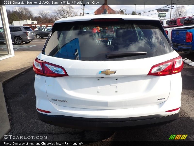 Summit White / Medium Ash Gray 2021 Chevrolet Equinox LS AWD