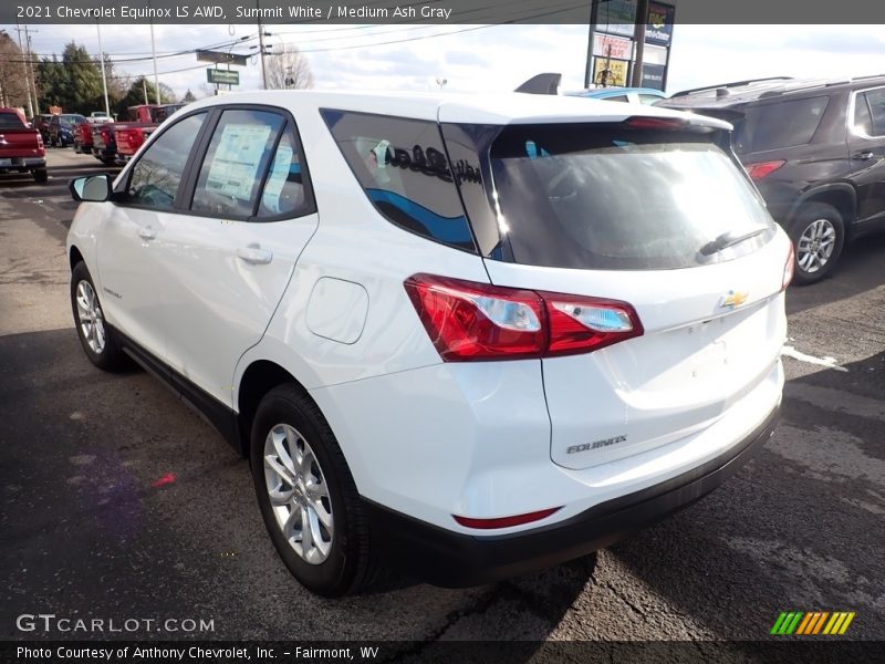 Summit White / Medium Ash Gray 2021 Chevrolet Equinox LS AWD