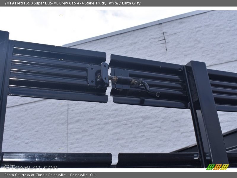 White / Earth Gray 2019 Ford F550 Super Duty XL Crew Cab 4x4 Stake Truck