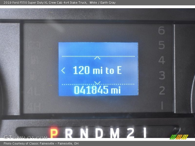 White / Earth Gray 2019 Ford F550 Super Duty XL Crew Cab 4x4 Stake Truck