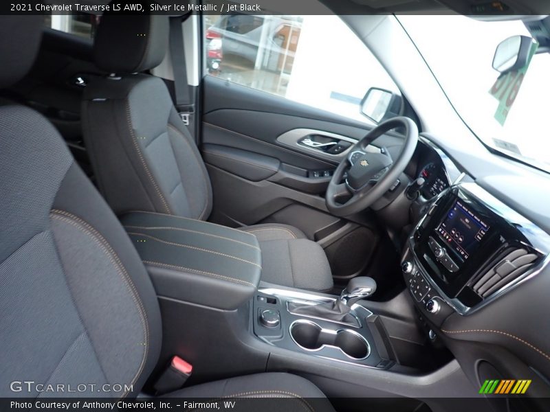 Silver Ice Metallic / Jet Black 2021 Chevrolet Traverse LS AWD