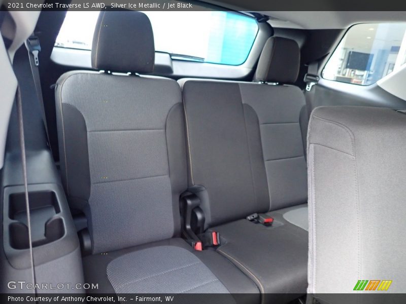 Silver Ice Metallic / Jet Black 2021 Chevrolet Traverse LS AWD