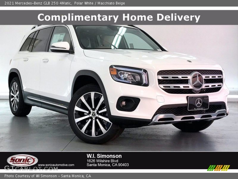 Polar White / Macchiato Beige 2021 Mercedes-Benz GLB 250 4Matic