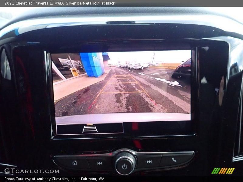 Silver Ice Metallic / Jet Black 2021 Chevrolet Traverse LS AWD