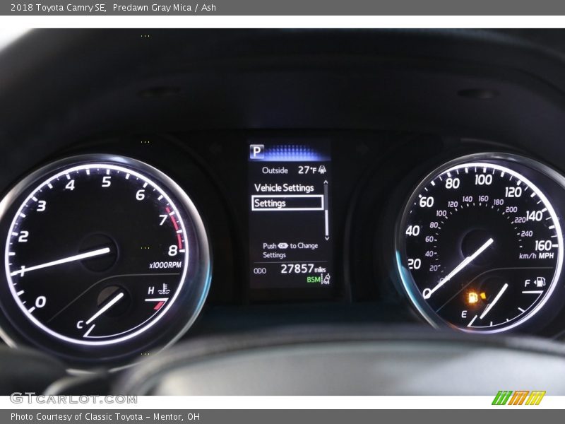 Predawn Gray Mica / Ash 2018 Toyota Camry SE