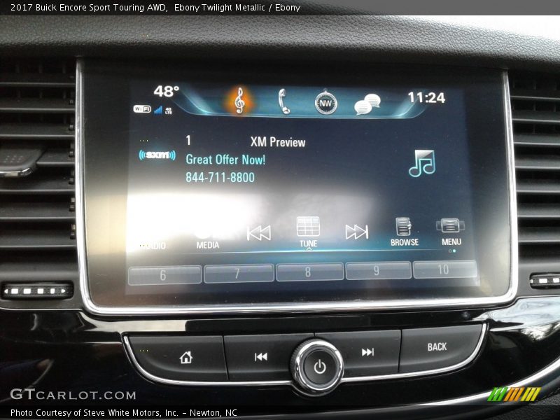 Ebony Twilight Metallic / Ebony 2017 Buick Encore Sport Touring AWD