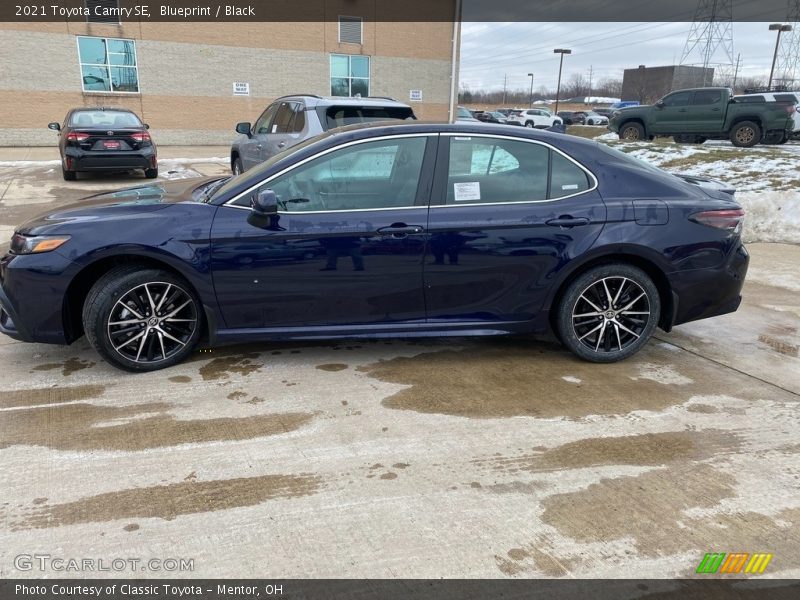 Blueprint / Black 2021 Toyota Camry SE