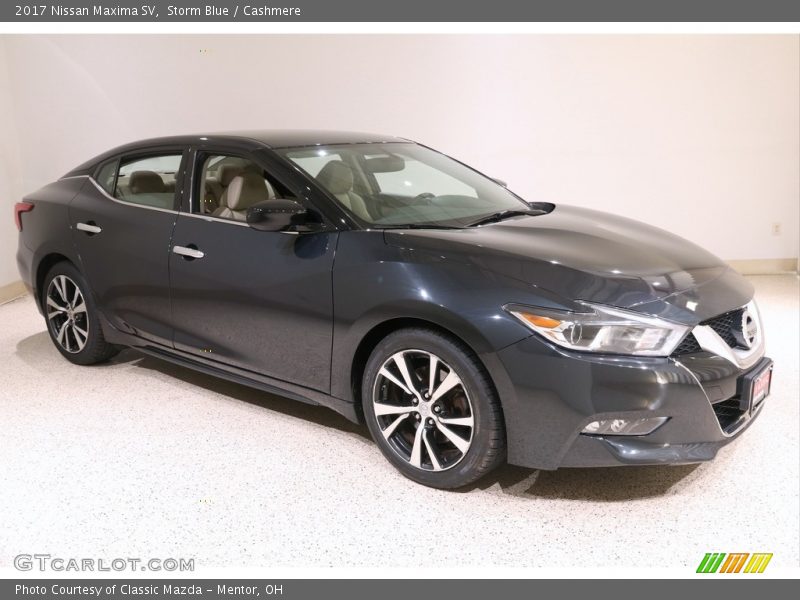 Storm Blue / Cashmere 2017 Nissan Maxima SV