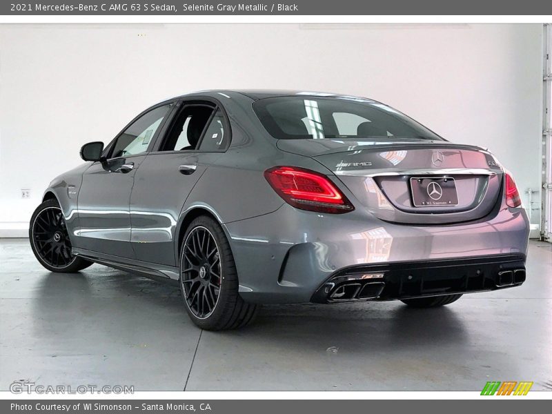 Selenite Gray Metallic / Black 2021 Mercedes-Benz C AMG 63 S Sedan