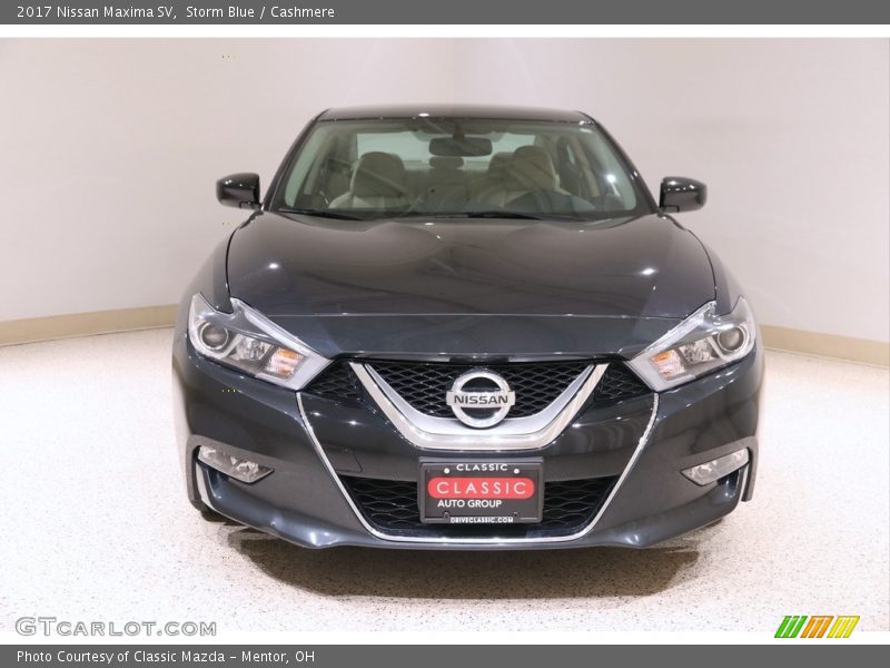 Storm Blue / Cashmere 2017 Nissan Maxima SV