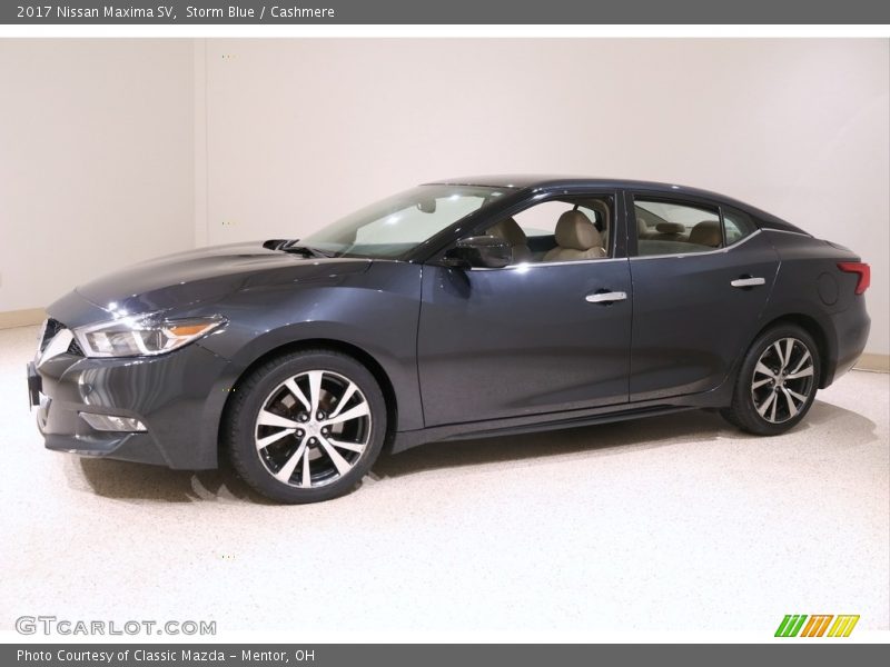 Storm Blue / Cashmere 2017 Nissan Maxima SV