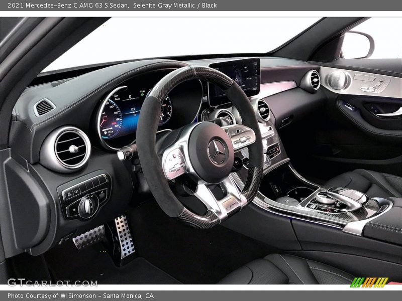 Selenite Gray Metallic / Black 2021 Mercedes-Benz C AMG 63 S Sedan