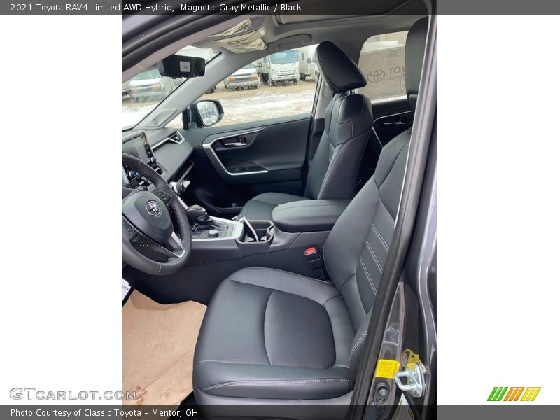Magnetic Gray Metallic / Black 2021 Toyota RAV4 Limited AWD Hybrid
