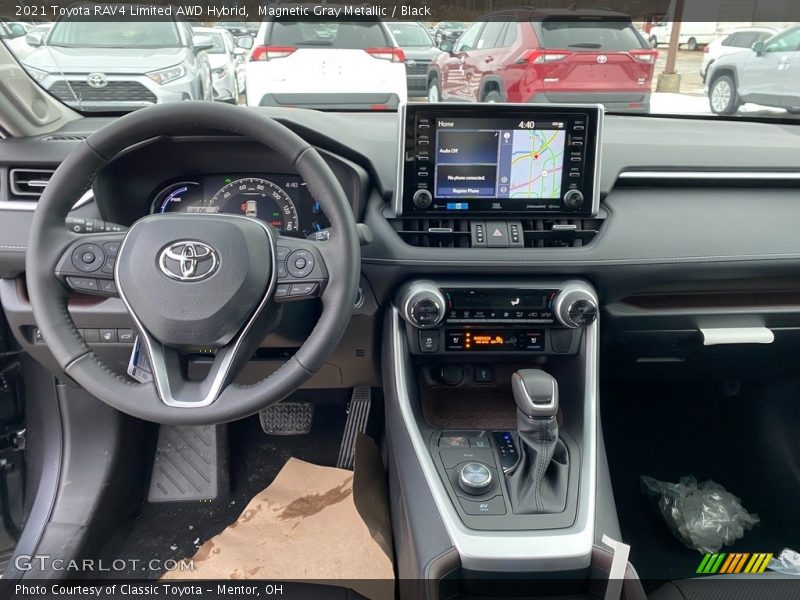 Magnetic Gray Metallic / Black 2021 Toyota RAV4 Limited AWD Hybrid