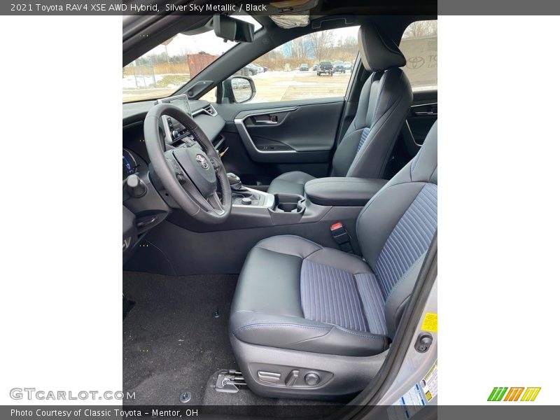 Silver Sky Metallic / Black 2021 Toyota RAV4 XSE AWD Hybrid