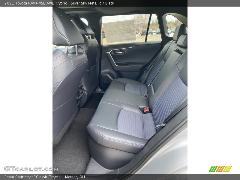 Silver Sky Metallic / Black 2021 Toyota RAV4 XSE AWD Hybrid