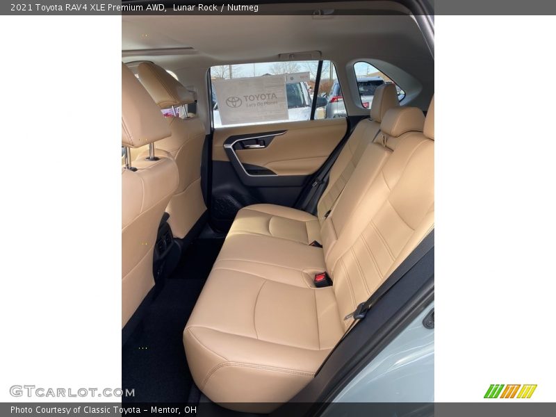 Lunar Rock / Nutmeg 2021 Toyota RAV4 XLE Premium AWD
