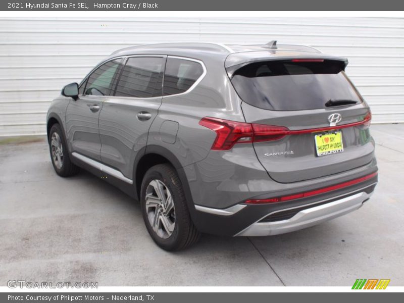 Hampton Gray / Black 2021 Hyundai Santa Fe SEL
