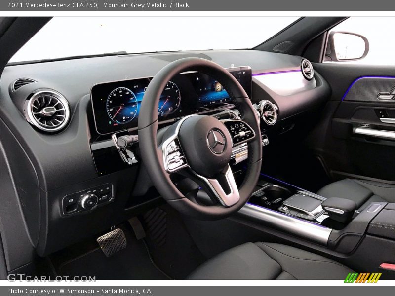 Mountain Grey Metallic / Black 2021 Mercedes-Benz GLA 250