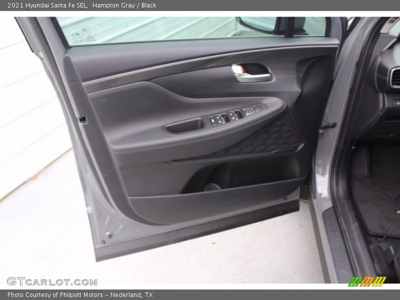 Hampton Gray / Black 2021 Hyundai Santa Fe SEL