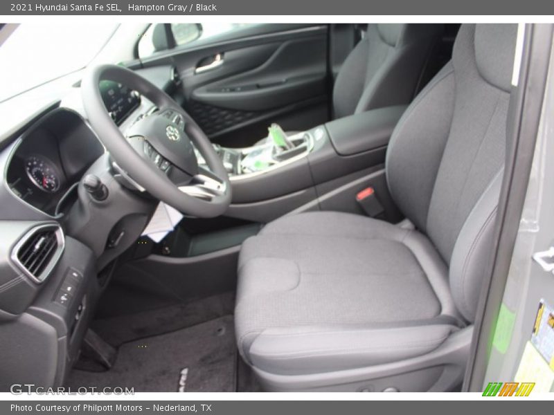 Hampton Gray / Black 2021 Hyundai Santa Fe SEL
