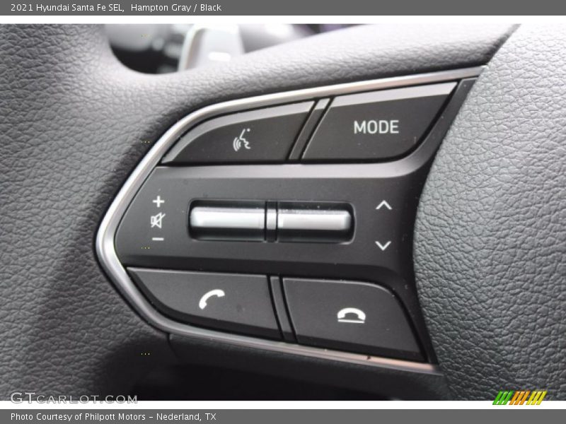 Hampton Gray / Black 2021 Hyundai Santa Fe SEL