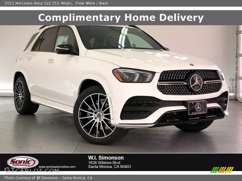 Polar White / Black 2021 Mercedes-Benz GLE 350 4Matic