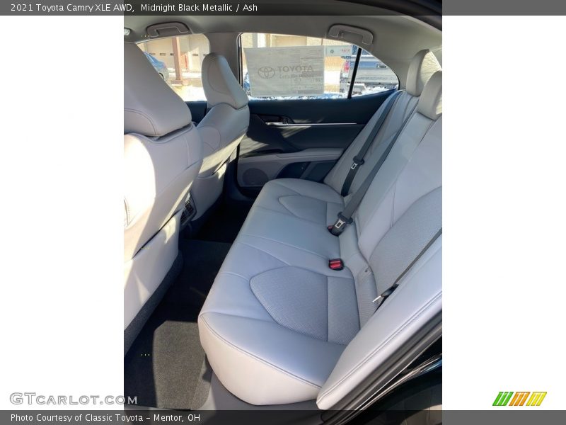 Midnight Black Metallic / Ash 2021 Toyota Camry XLE AWD