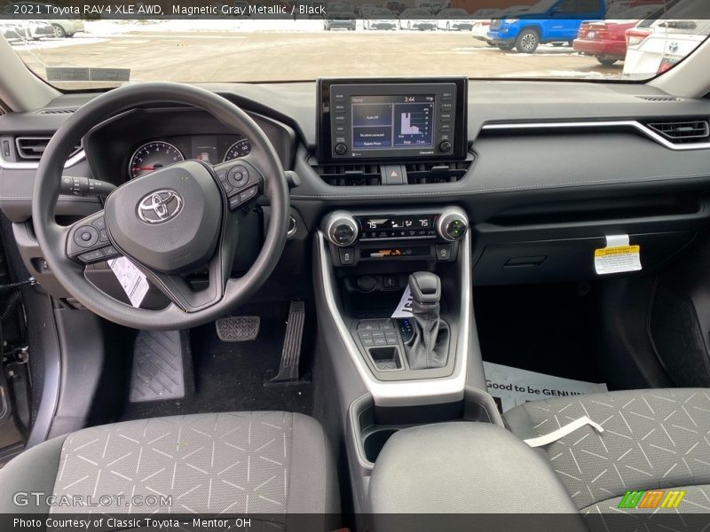 Magnetic Gray Metallic / Black 2021 Toyota RAV4 XLE AWD