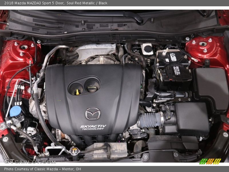 Soul Red Metallic / Black 2018 Mazda MAZDA3 Sport 5 Door