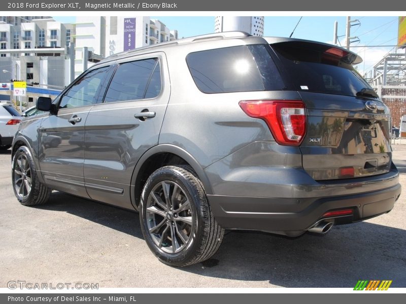 Magnetic Metallic / Ebony Black 2018 Ford Explorer XLT