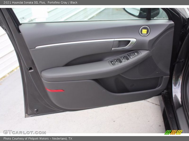 Portofino Gray / Black 2021 Hyundai Sonata SEL Plus