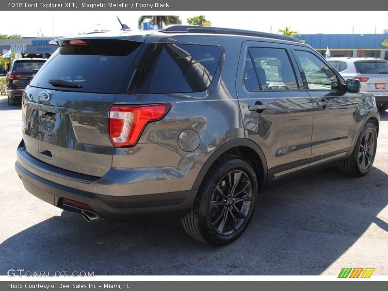 Magnetic Metallic / Ebony Black 2018 Ford Explorer XLT