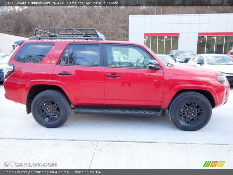 Barcelona Red Metallic / Black 2021 Toyota 4Runner Venture 4x4