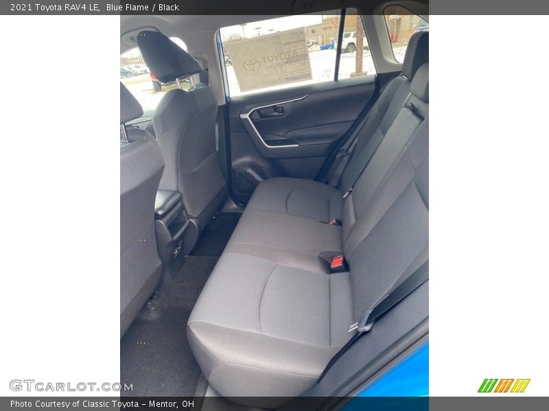 Blue Flame / Black 2021 Toyota RAV4 LE