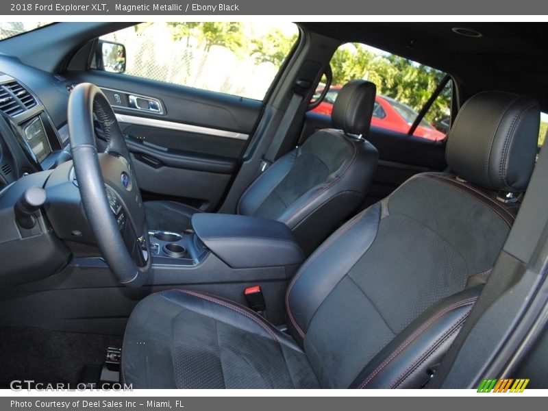 Magnetic Metallic / Ebony Black 2018 Ford Explorer XLT
