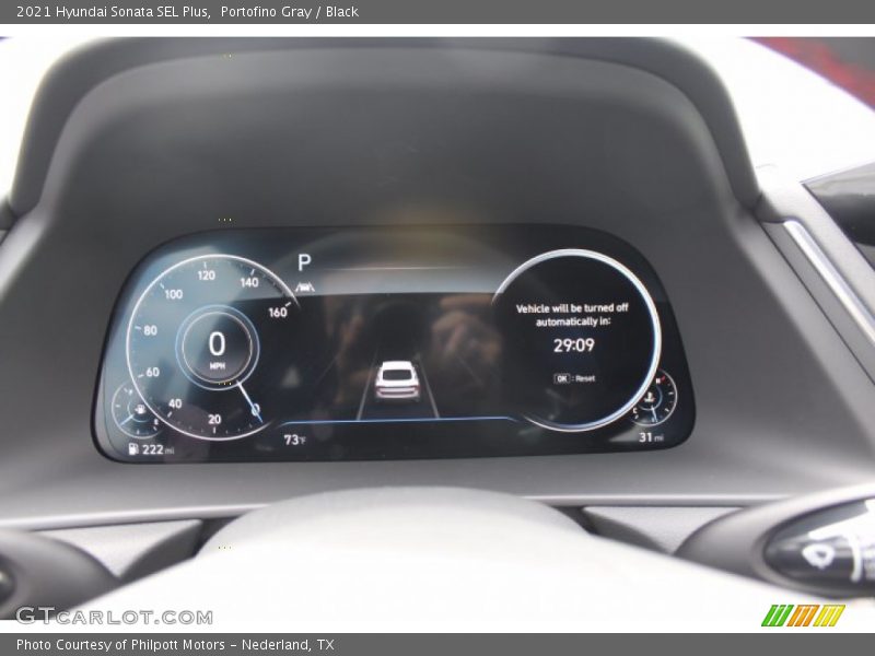 Portofino Gray / Black 2021 Hyundai Sonata SEL Plus