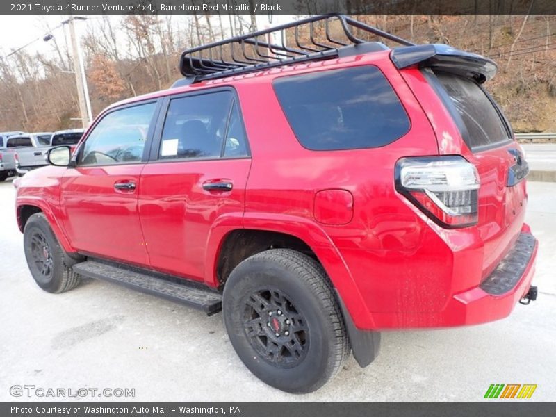 Barcelona Red Metallic / Black 2021 Toyota 4Runner Venture 4x4