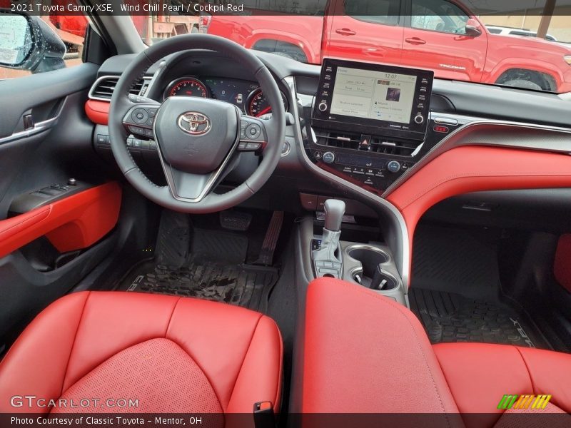 Front Seat of 2021 Camry XSE