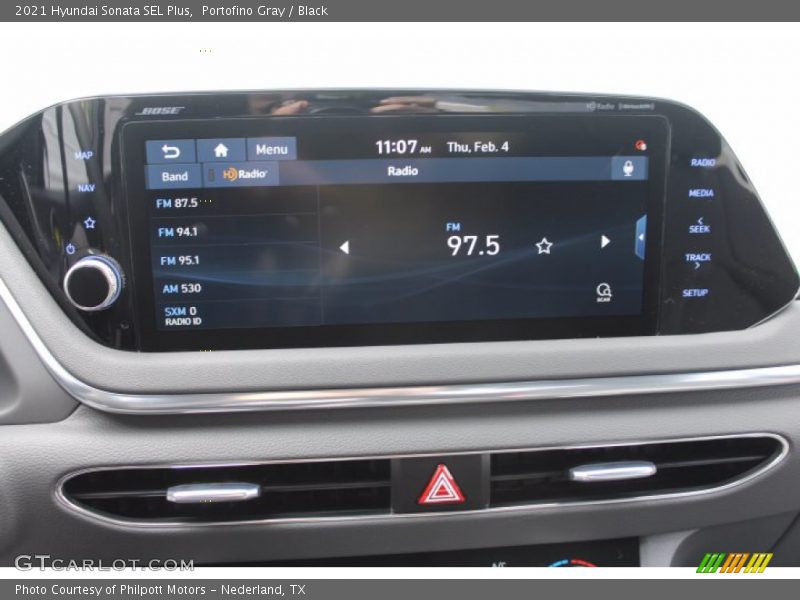 Portofino Gray / Black 2021 Hyundai Sonata SEL Plus