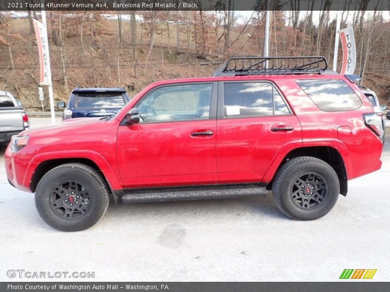 Barcelona Red Metallic / Black 2021 Toyota 4Runner Venture 4x4