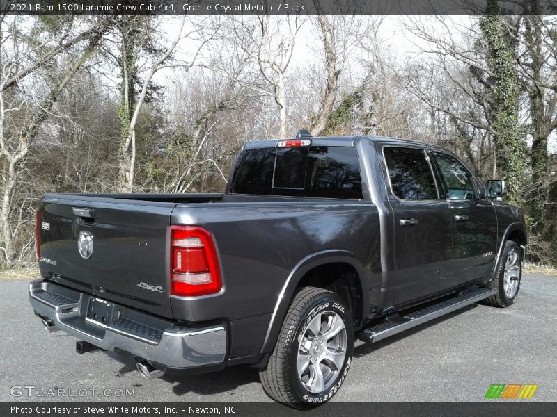 Granite Crystal Metallic / Black 2021 Ram 1500 Laramie Crew Cab 4x4